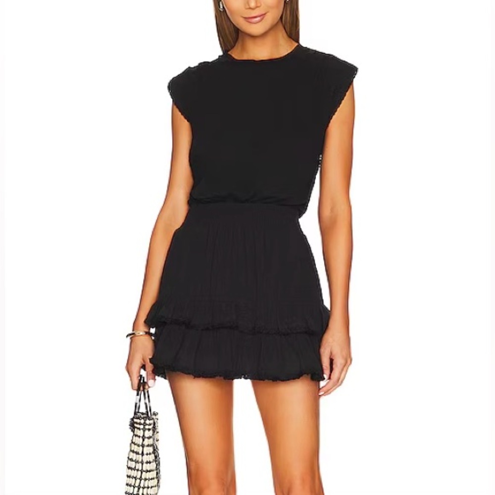 NWT heartloom katja dress in black | revolve anthropologie mini dress | sz small